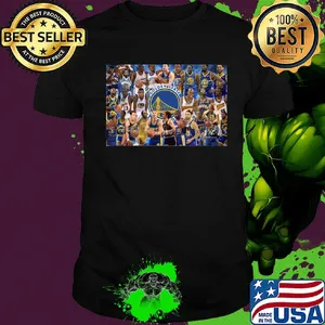 Golden state warriors basketball team players signatures shirt