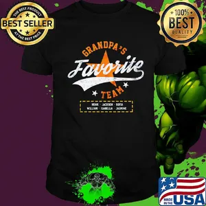 Grandpa's favorite houston astros team stars shirt