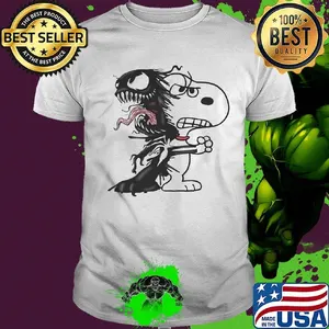 Halloween snoopy and venom shirt