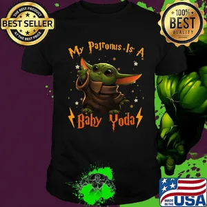 Harry potter my patronus is a baby yoda stars shirt