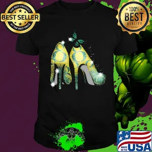 High heels butterfly oregon ducks diamond shirt