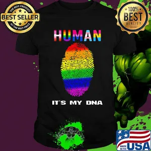 Human it's my DNA LGBT shirt