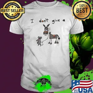 Humor I Don't Give A Rat's Graphic Shirt