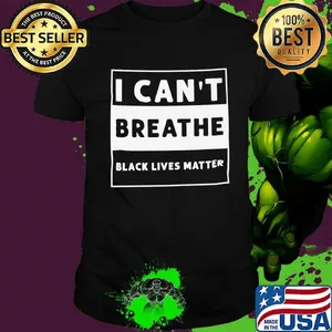 I can't breathe black lives matter line shirt