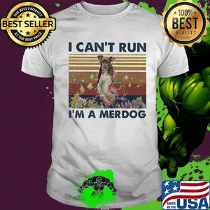 I can't run I'm a merdog vintage retro shirt