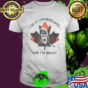 I'm a lumberjack and i'm okay 1995 monty python's flying circus vintage shirt