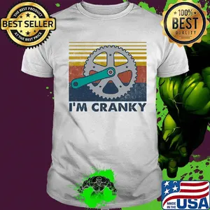 I'm Cranky Cycling Vintage Retro Shirt