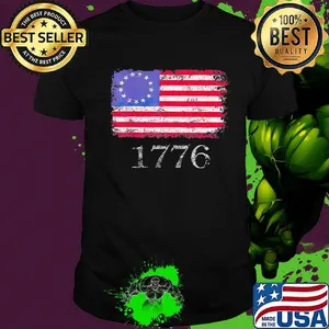 Independence day flag 1776 shirt
