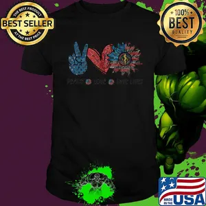 Independence Day peace love save lives shirt