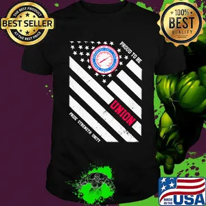 International union of operating engineers proud to be union pride strength unity american flag independence day shirt