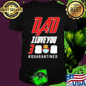 Iron man dad i love you 3000 quarantined toilet paper happy father's day shirt