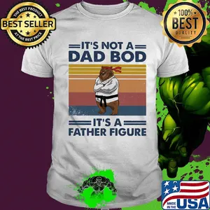 It's not a dad bod it's a father figure bear vintage retro shirt