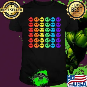 Jack skellington lgbt flag rainbow shirt