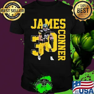 James 30 conner pittsburgh steelers football running back shirt