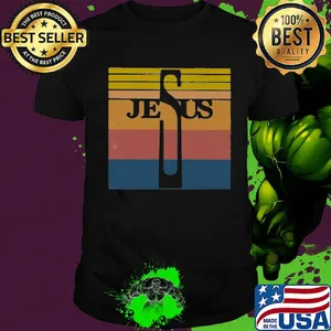 Jesus christ vintage retro shirt
