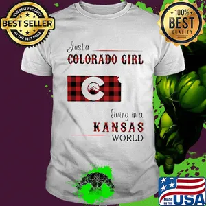 Just a colorado girl living in a kansas world map shirt