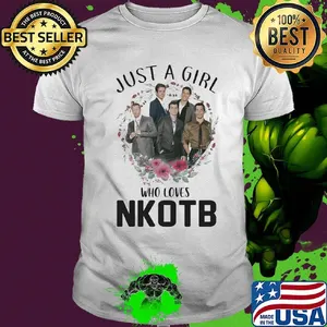 Just a girl who loves nkotb flowers shirt