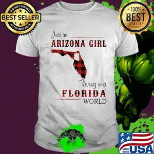 Just an alabama girl living in a florida world map shirt