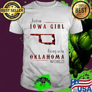 Just an iowa girl living in an oklahoma world map shirt