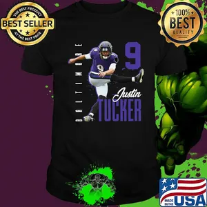 Justin tucker 9 baltimore ravens football shirt