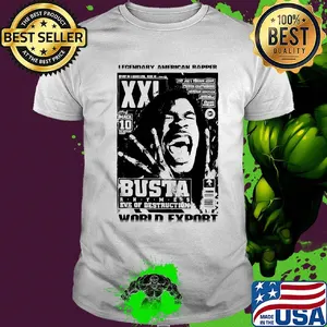 Legendary american rapper busta eve of destruction world export shirt