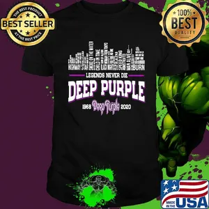 Legends never die deep purple 1968 2020 shirt
