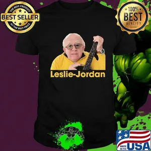 Leslie jordan playing guitar shirt