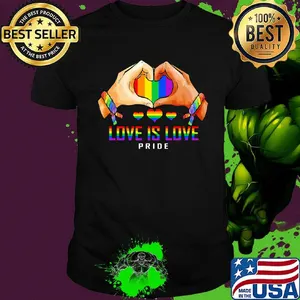 LGBT Heart Love Is Love Pride Shirt
