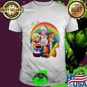 Lgbt pride golden girl heart shirt
