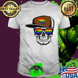 Lgbt skull paw bear shirt