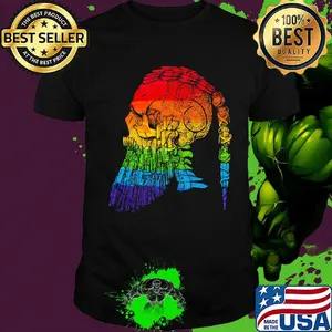Lgbt viking ragnar skull shirt
