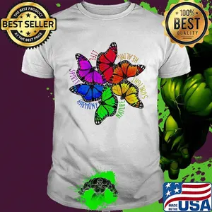 Life Healing Sunlight Nature Harmony Spirit Butterfly Shirt