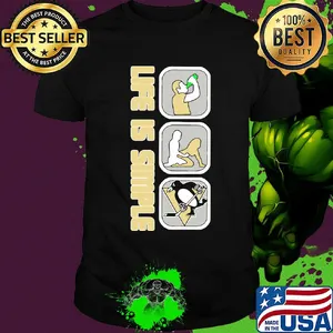 Life is simple like drink fuck pittsburgh penguins hockey shirt