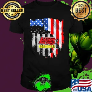 Logan's roadhouse american flag independence day shirt