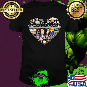 Love I'm a gilmore girls aholic heart shirt