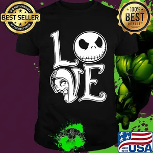 Love jack skellington and sally shirt
