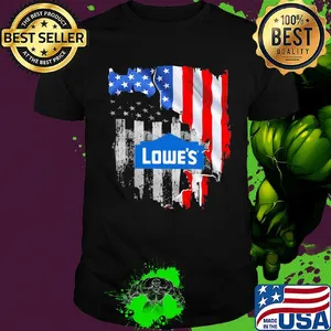 Lowe's american flag independence day shirt
