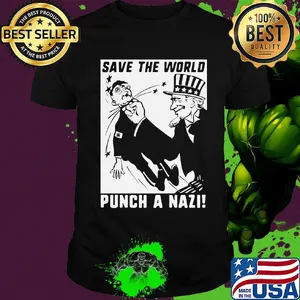 Luna save the world punch a nazi shirt