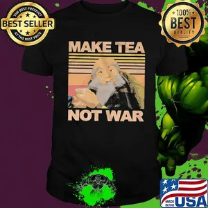 Make Tea Not War Avatar Iroh Vintage Retro Shirt
