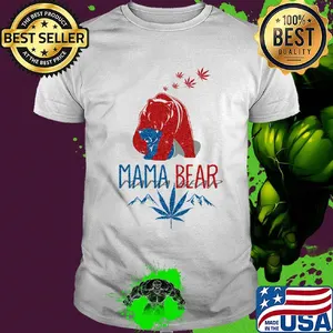 Mama bear weed diamond shirt