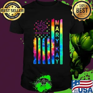 Mary kay hippie american flag 4th of july independence day shirt