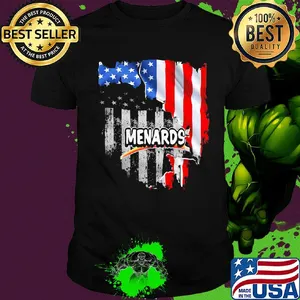 Menards american flag independence day shirt