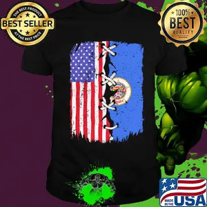 Minnesota and American flag independence day shirt