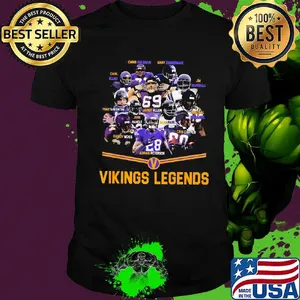 Minnesota vikings football team legends kings players shirt