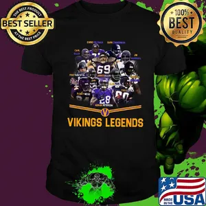 Minnesota vikings football team player legends shirt