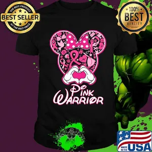 Minnie mouse pink warrior awareness shirt