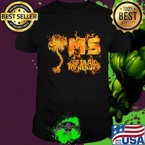 Multiple sclerosis ms gets on my nerves shirt