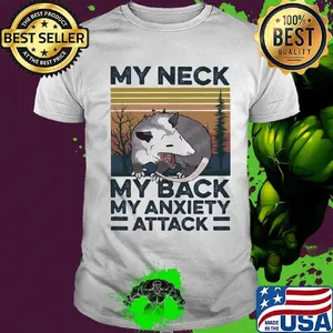 My Neck My Back My Anxiety Attack Mouse Vintage Retro Shirt