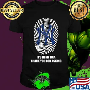 New york giants baseball it's in my dna thank you for asking shirt