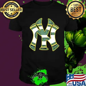 New york yankees and green bay packers shirt